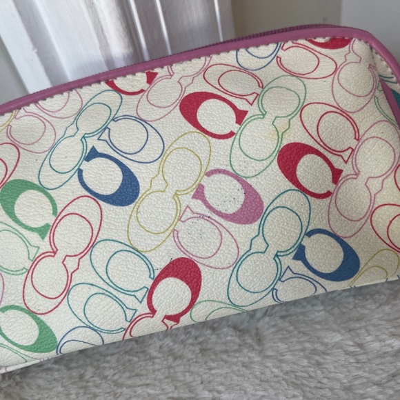 Coach Cosmetics Pouch EUC - Picture 8 of 9